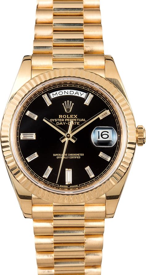 mens rolex day date president|rolex presidential day date 40mm.